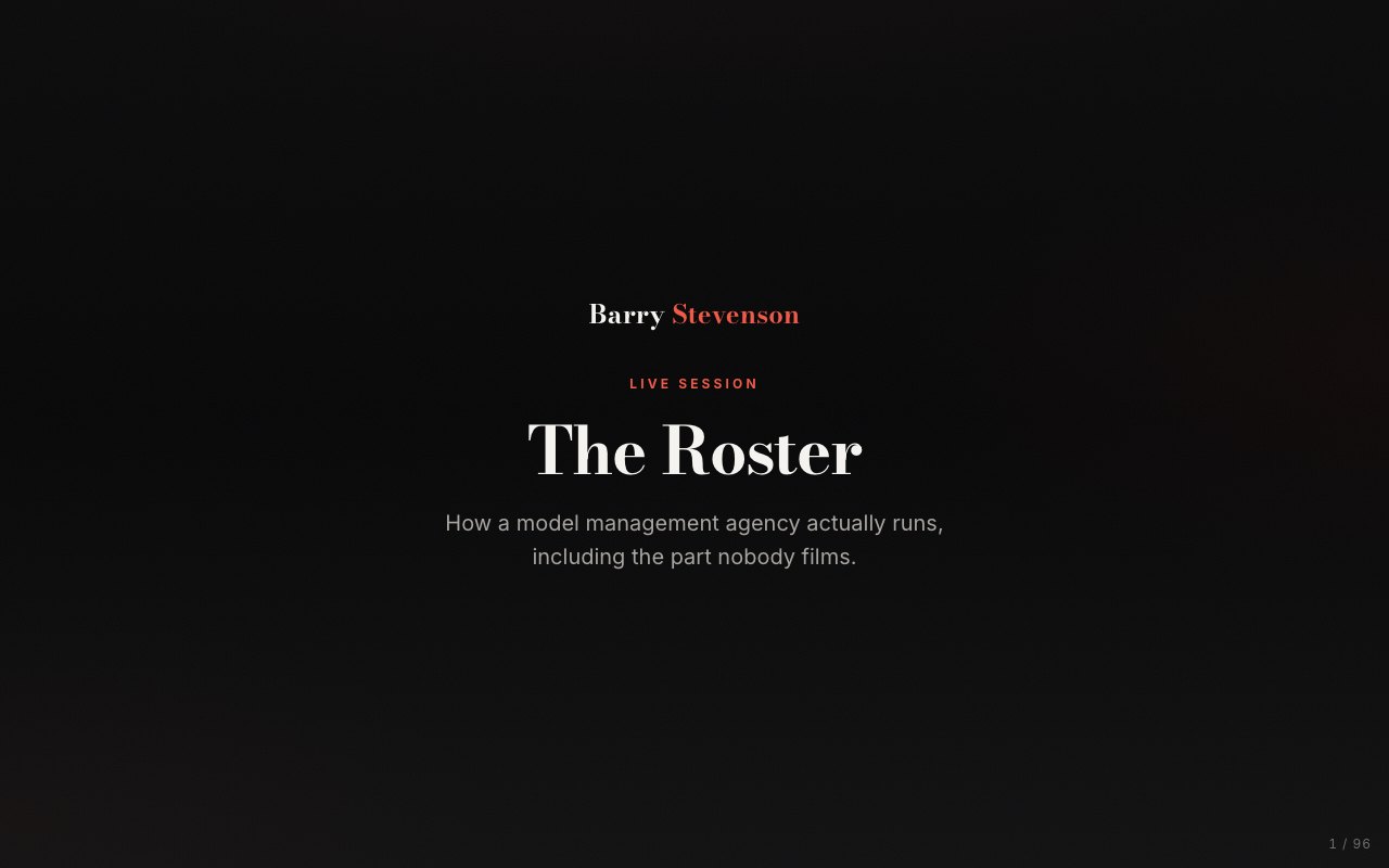 Webinar presentation preview