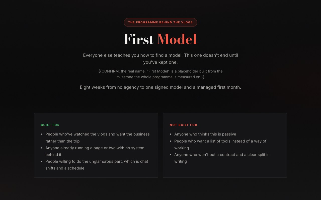 Offer page preview