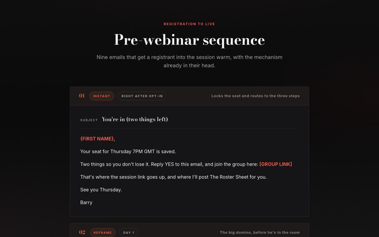 Pre-webinar preview